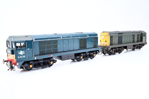 Lima OO Gauge Paired Configuration of Class 20 Diesels No.D8138 & D8017 - Unboxed
