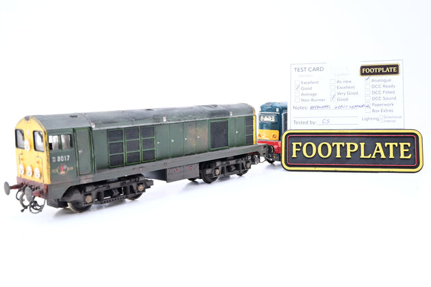 Lima OO Gauge Paired Configuration of Class 20 Diesels No.D8138 & D8017 - Unboxed
