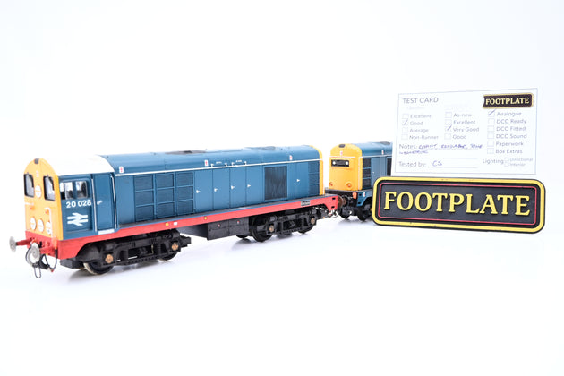 Lima OO Gauge Paired Configuration of Class 20 Diesels No.20144 & 20028 - Unboxed
