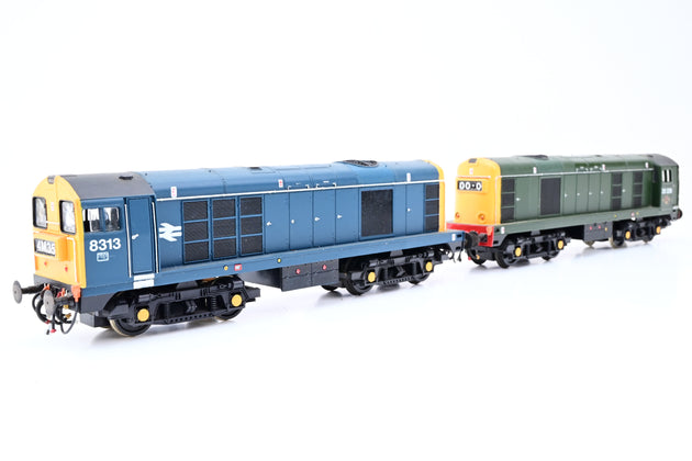 Lima OO Gauge Paired Configuration of Class 20 Diesels No.8313 & 20228 - Unboxed