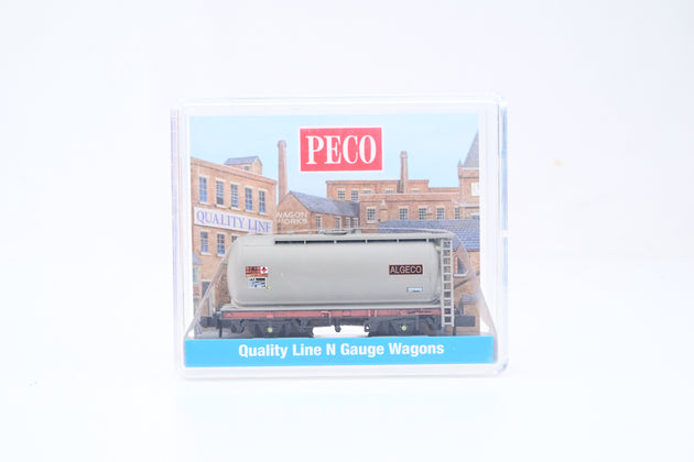 Peco N Gauge NR-P751W 15ft Tank Wagon (Type C) Algeco No.ALG49071 - Boxed