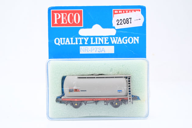 Peco N Gauge NR-P73A 15ft Tank Wagon (Type C) Shell Unbranded - Boxed