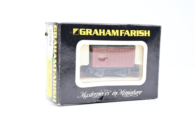 Graham Farish N Gauge 2305 BR Bauxite Single Vent Van - Boxed