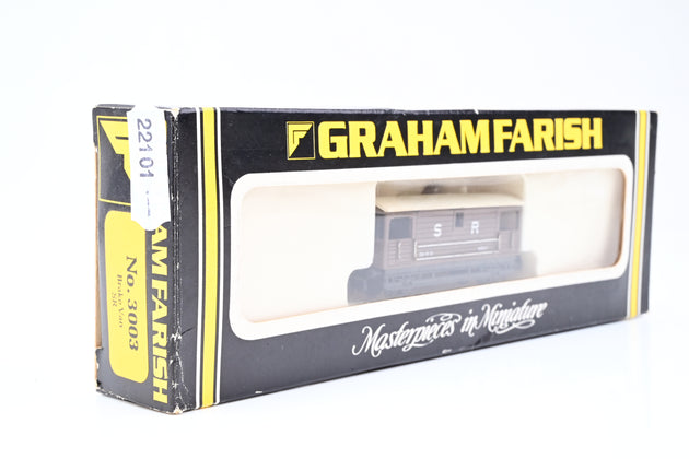 Graham Farish N Gauge 3003 Southern Railway Brown 20T Brake Van No.55657 - Boxed