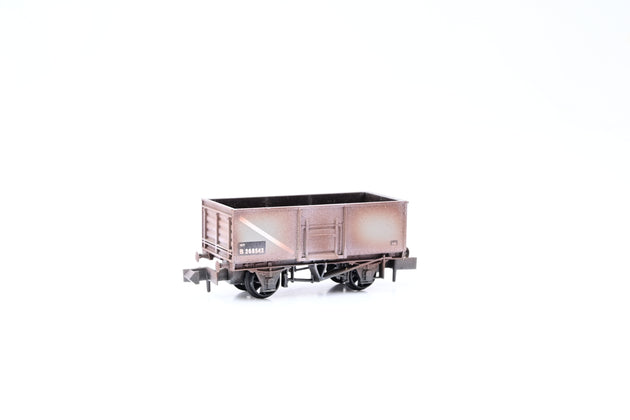 Graham Farish N Gauge 16 Ton Steel Mineral Wagon Grey (Weathered) B268543 - Boxed
