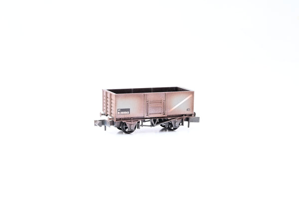 Graham Farish N Gauge 16 Ton Steel Mineral Wagon Grey (Weathered) B268543 - Boxed