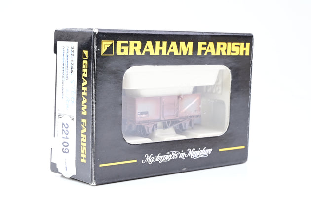 Graham Farish N Gauge 16 Ton Steel Mineral Wagon Grey (Weathered) B268543 - Boxed