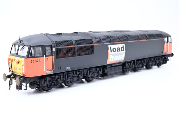 Hornby OO Gauge Class 56 Load Haul Black Orange No.56024 - Aftermarket  Box