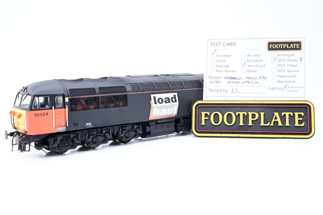 Hornby OO Gauge Class 56 Load Haul Black Orange No.56024 - Aftermarket  Box