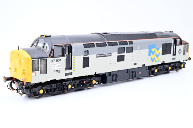 Lima OO Gauge Class 37 97 Conversion Railfreight Triple Grey Metals' Mirrlees Pioneer' No.37901 - Aftermarket Box