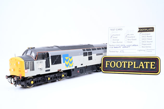 Lima OO Gauge Class 37 97 Conversion Railfreight Triple Grey Metals' Mirrlees Pioneer' No.37901 - Aftermarket Box