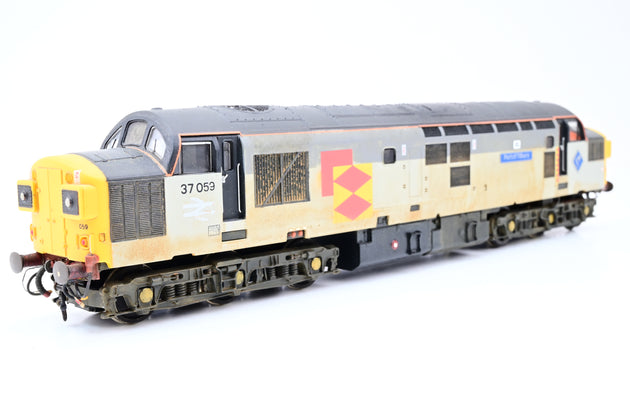 Lima OO Gauge Class 37 Railfreight Triple Grey Distribution Port of Tilbury No.37059 - Aftermarket Box
