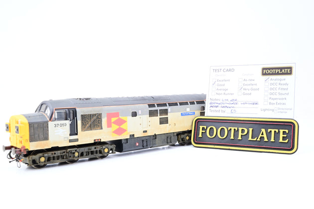Lima OO Gauge Class 37 Railfreight Triple Grey Distribution Port of Tilbury No.37059 - Aftermarket Box