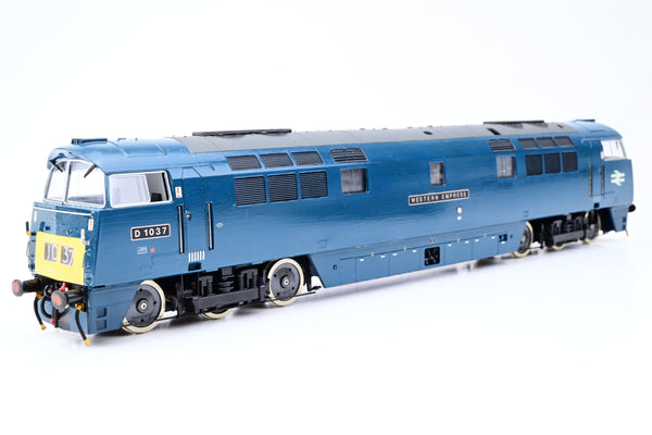 Heljan OO Gauge Class 52 BR Gloss Blue Western Empress No.D1037 - Aftermarket Box