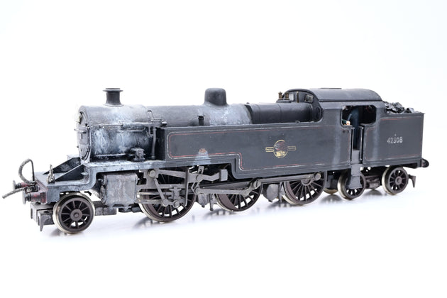Hornby OO Gauge Stanier Class 4 2-6-4T BR Black Lined No.42308 - Aftermarket Box