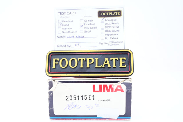 Lima OO Gauge L205115a BR Green w/ White Stripe Class 33 No.D6506 - Boxed