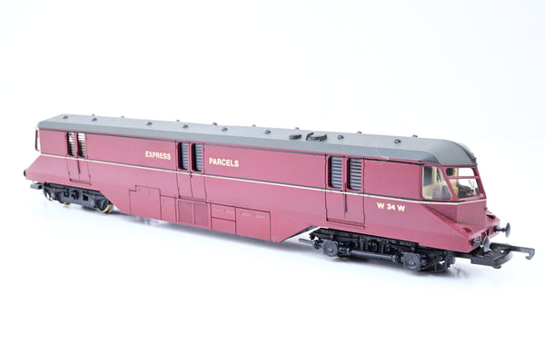 Lima OO Gauge L205144 BR 'Express Parcels' Maroon GWR Railcar No.W34W - Boxed