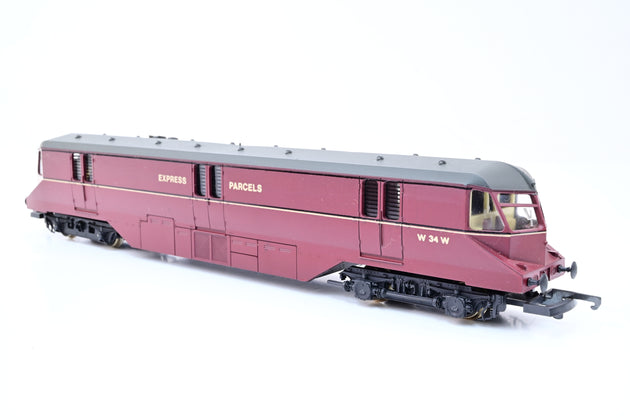 Lima OO Gauge L205144 BR 'Express Parcels' Maroon GWR Railcar No.W34W - Boxed