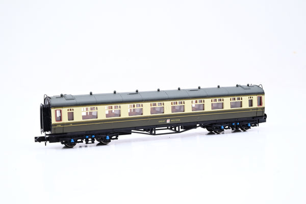 Dapol N Gauge NC-016b GWR Hawksworth Chocoloate & Cream Collett Third Class Coach No.1146 - Boxed
