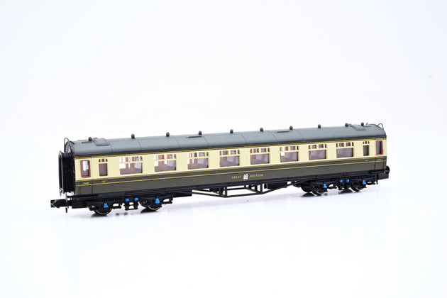 Dapol N Gauge NC-016b GWR Hawksworth Chocoloate & Cream Collett Third Class Coach No.1146 - Boxed