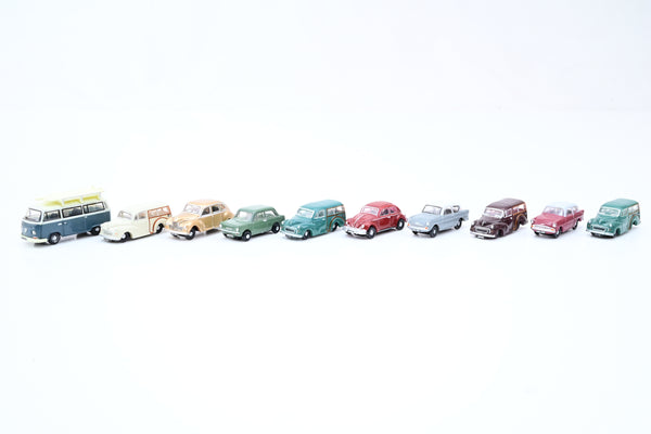 Oxford Diecast N Gauge Bundle of 10 Assorted Vehicles - Unboxed