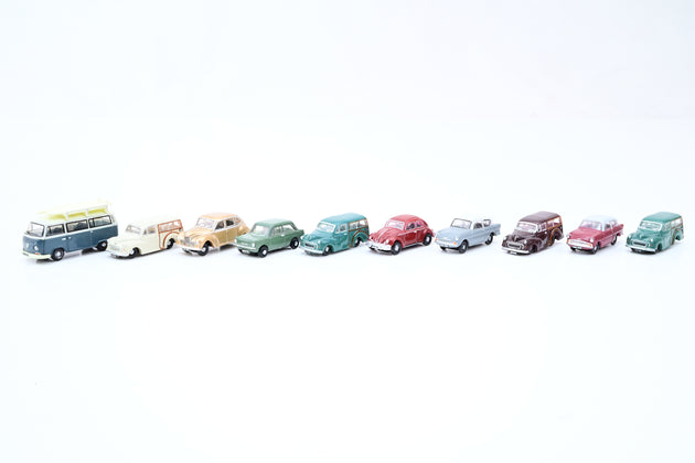 Oxford Diecast N Gauge Bundle of 10 Assorted Vehicles - Unboxed