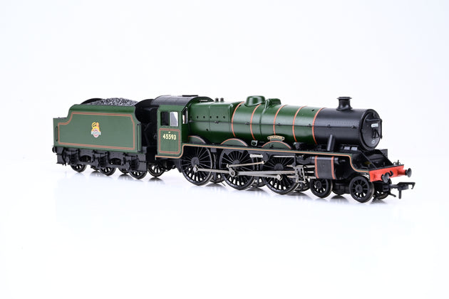 Bachmann OO Gauge 31-177DS Jubilee Class 'Kolhapur' BR Lined Green Early Emblem No.45593 - DCC Sound, Boxed