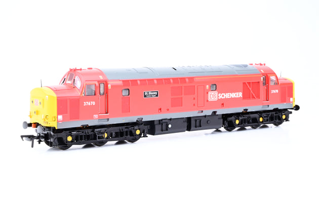 Bachmann OO Gauge 32-381P Class 37/5 Diesel 'St. Blazey' DB Schenker No.37670 - Boxed