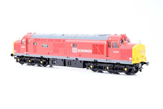 Bachmann OO Gauge 32-381P Class 37/5 Diesel 'St. Blazey' DB Schenker No.37670 - Boxed