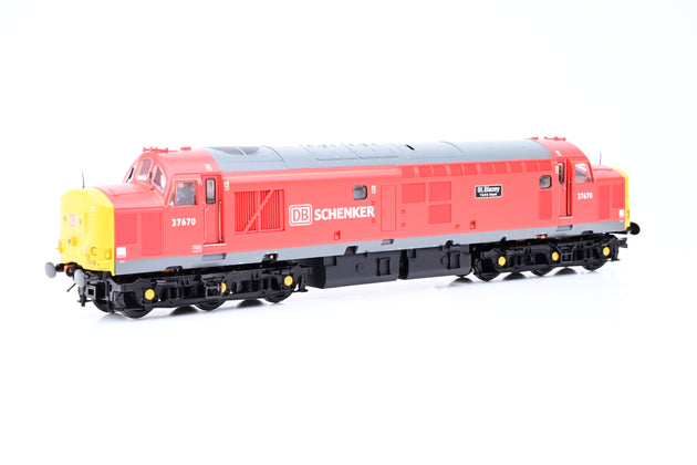 Bachmann OO Gauge 32-381P Class 37/5 Diesel 'St. Blazey' DB Schenker No.37670 - Boxed