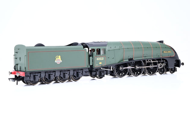 Hornby OO Gauge R2615 BR Green Early Emblem Class A4 'Wild Swan' No.60021 - Boxed
