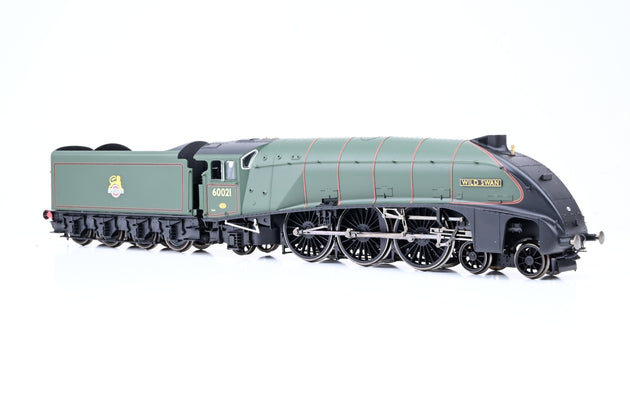 Hornby OO Gauge R2615 BR Green Early Emblem Class A4 'Wild Swan' No.60021 - Boxed