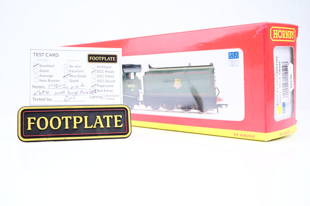 Hornby OO Gauge R2615 BR Green Early Emblem Class A4 'Wild Swan' No.60021 - Boxed