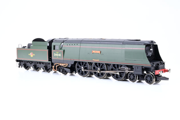 Hornby OO Gauge R2218 BR Green Late Crest West Country Class 'Wilton' No.34041 - Boxed