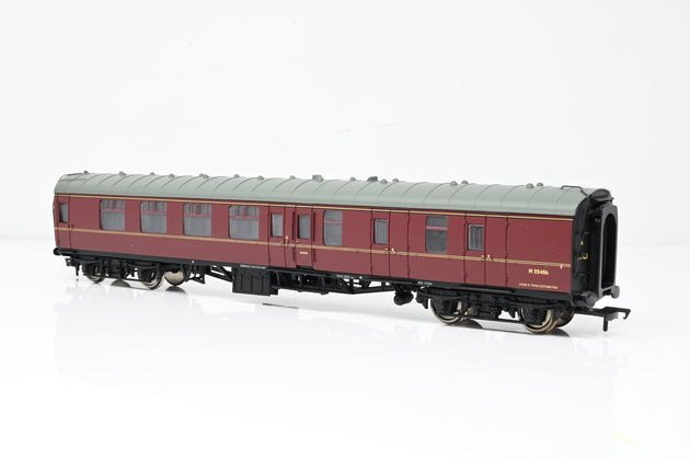 Bachmann OO Gauge 39-076C BR Mk1 Brake/Corridor BSK Maroon No.M35486 - Boxed
