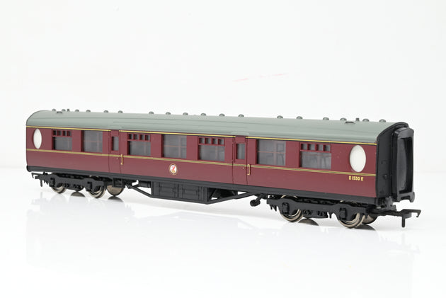 Bachmann OO Gauge 34-378 63ft Thompson 2nd Corridor BR Maroon No.E1550E - Boxed