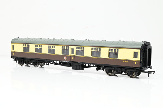 Bachmann OO Gauge 39-154 BR Mk1 Corridor (First) FP WR Chocolate & Cream No.W13074 - Boxed