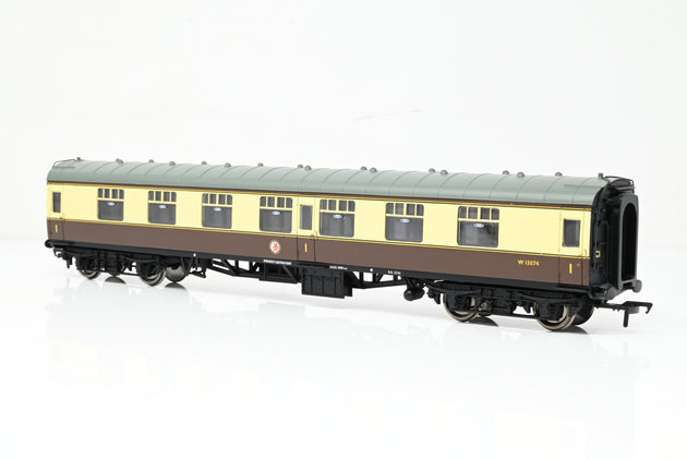 Bachmann OO Gauge 39-154 BR Mk1 Corridor (First) FP WR Chocolate & Cream No.W13074 - Boxed
