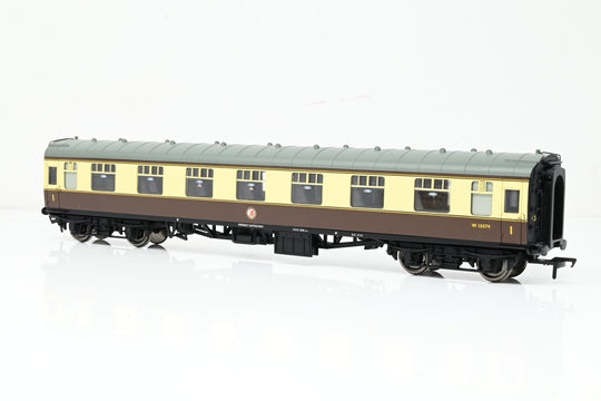 Bachmann OO Gauge 39-154 BR Mk1 Corridor (First) FP WR Chocolate & Cream No.W13074 - Boxed