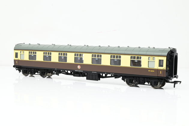 Bachmann OO Gauge 39-154 BR Mk1 Corridor (First) FP WR Chocolate & Cream No.W13074 - Boxed