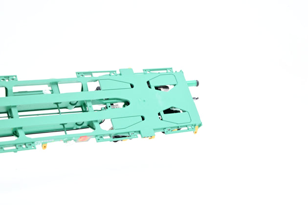 Bachmann OO Gauge 37-300 Intermodal Bogie Wagon w/ 45ft Swap-Body Containers 'ECS' - Boxed