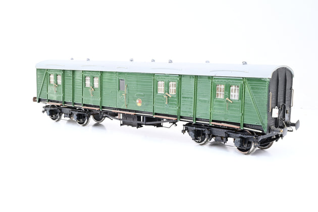 Kit Built O Gauge BR (SR) Green 50ft Bogie Guard's Van Unnumbered - Boxed