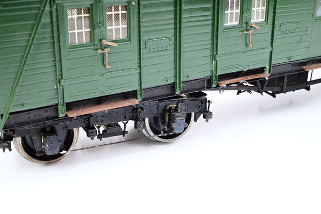 Kit Built O Gauge BR (SR) Green 50ft Bogie Guard's Van Unnumbered - Boxed