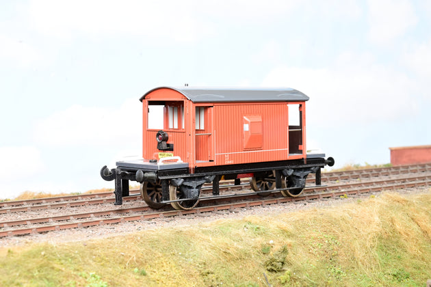 Bassett-Lowke Coarse Scale O Gauge NE Bauxite 20T Brake Van w/ Rear Light No.258401 - Boxed