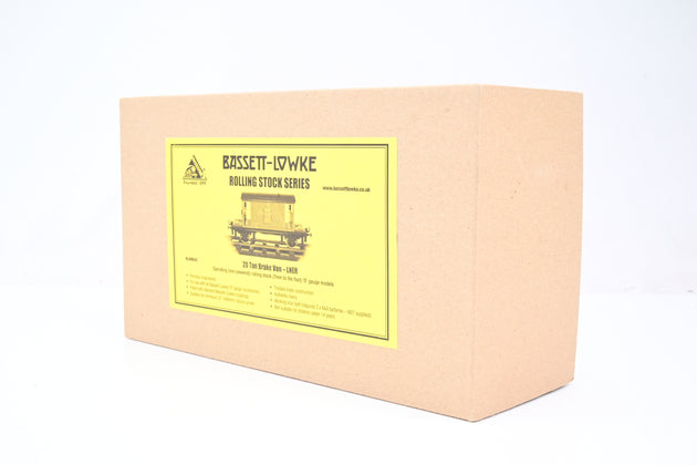 Bassett-Lowke Coarse Scale O Gauge NE Bauxite 20T Brake Van w/ Rear Light No.258401 - Boxed