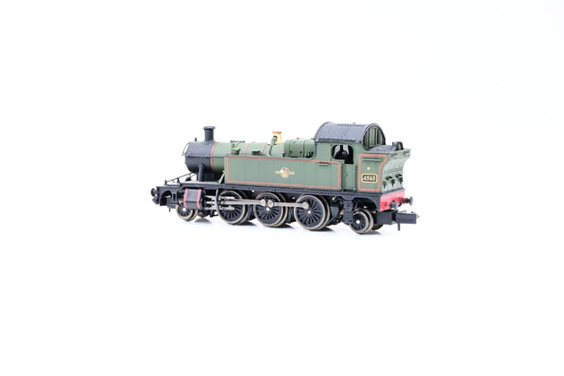 Dapol N Gauge ND-035 BR Green Late Crest 2-6-2 Class 45xx Straight Tank No.4565 - Boxed