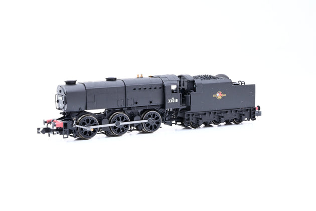 Dapol N Gauge 2S-021-002 BR Black Late Crest Class Q1 No.33018 - Boxed