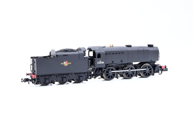Dapol N Gauge 2S-021-002 BR Black Late Crest Class Q1 No.33018 - Boxed