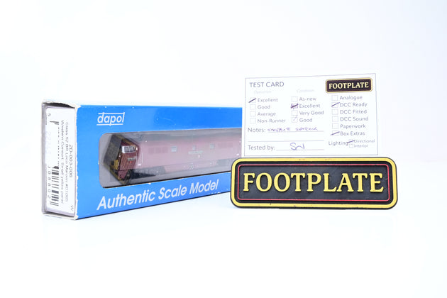 Dapol N Gauge 2D-003-006 BR Maroon 'Western' Class 52 w/ SYP No.D1065 'Western Consort' - Boxed