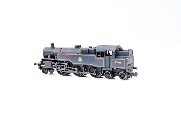 Graham Farish N Gauge 372-530 BR Black Early Emblem Class 4MT No.80048 - Boxed